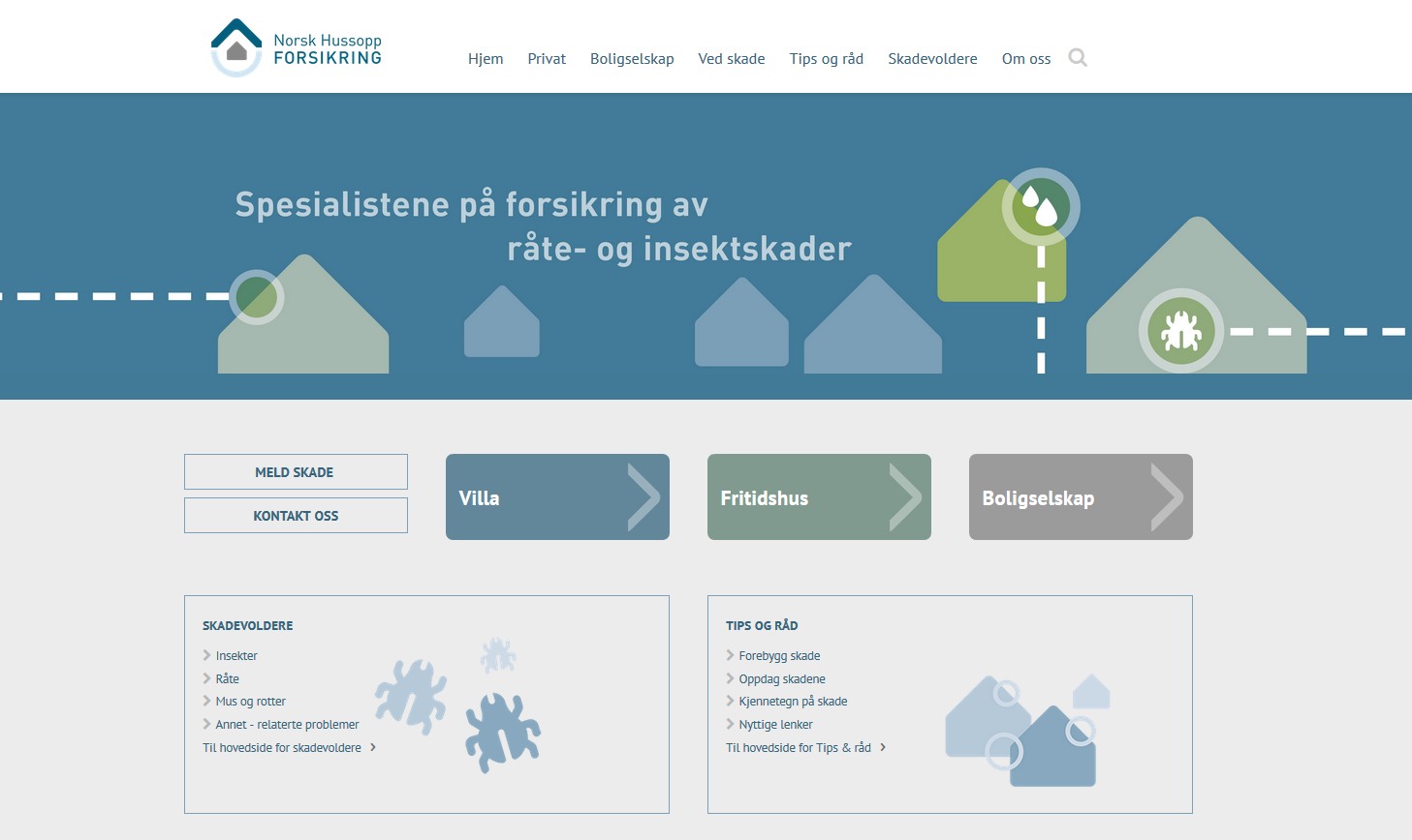Norsk Hussopp Forsikrings nye nettsider